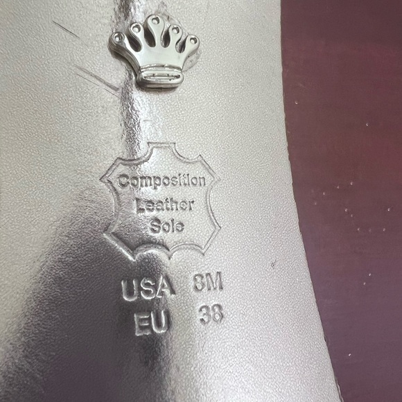 Nina Vinne Champagne Bliss, Crystal Ankle Strap w Bow, High Heel Dress Sandal, 8 - Picture 8 of 11